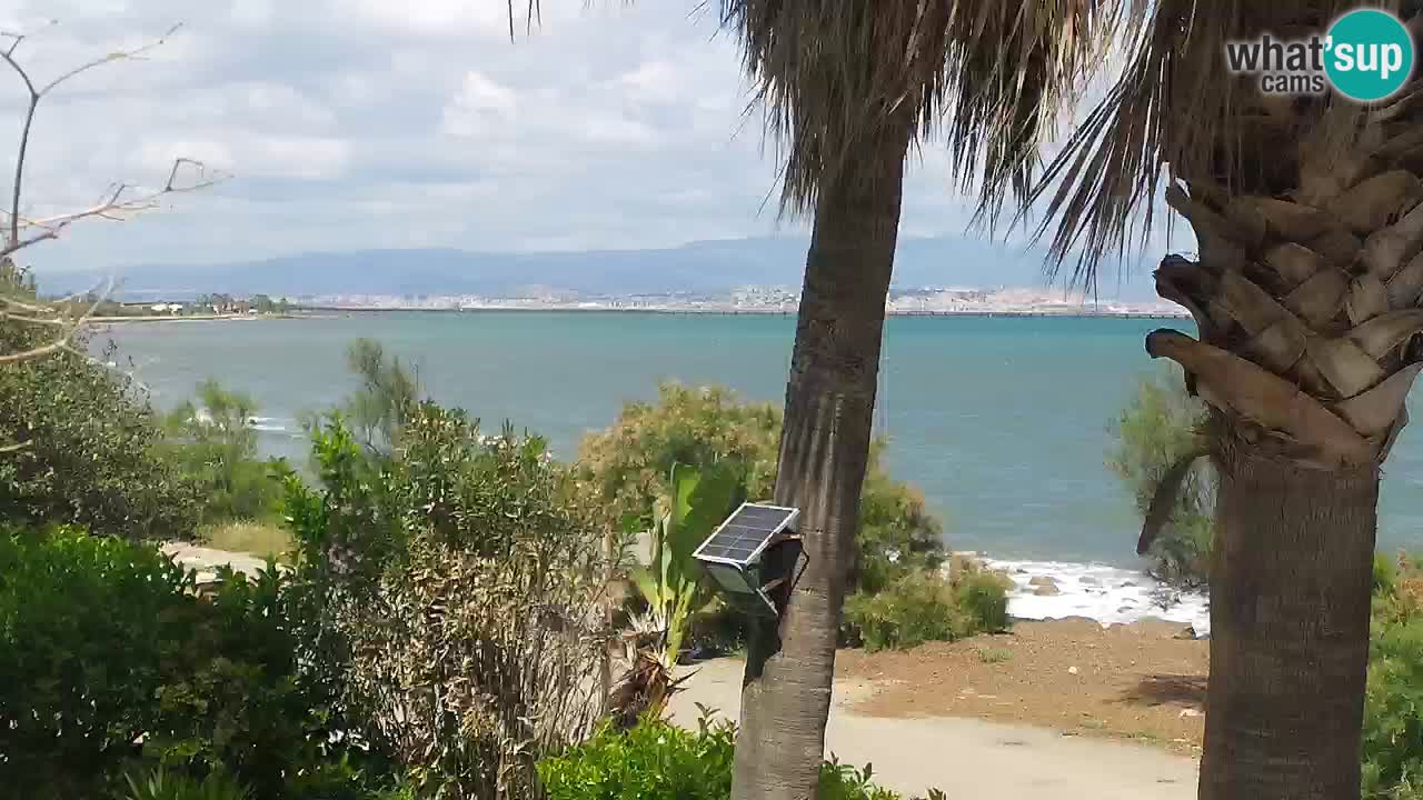 Live webcam Capoterra – Spiaggia della Maddalena – Sardegna – Italia