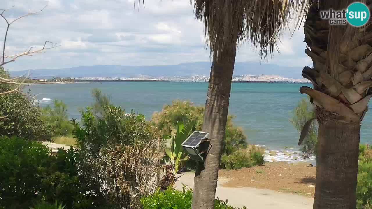 Spletna kamera v živo Capoterra – plaža La Maddalena – Sardinija – Italija