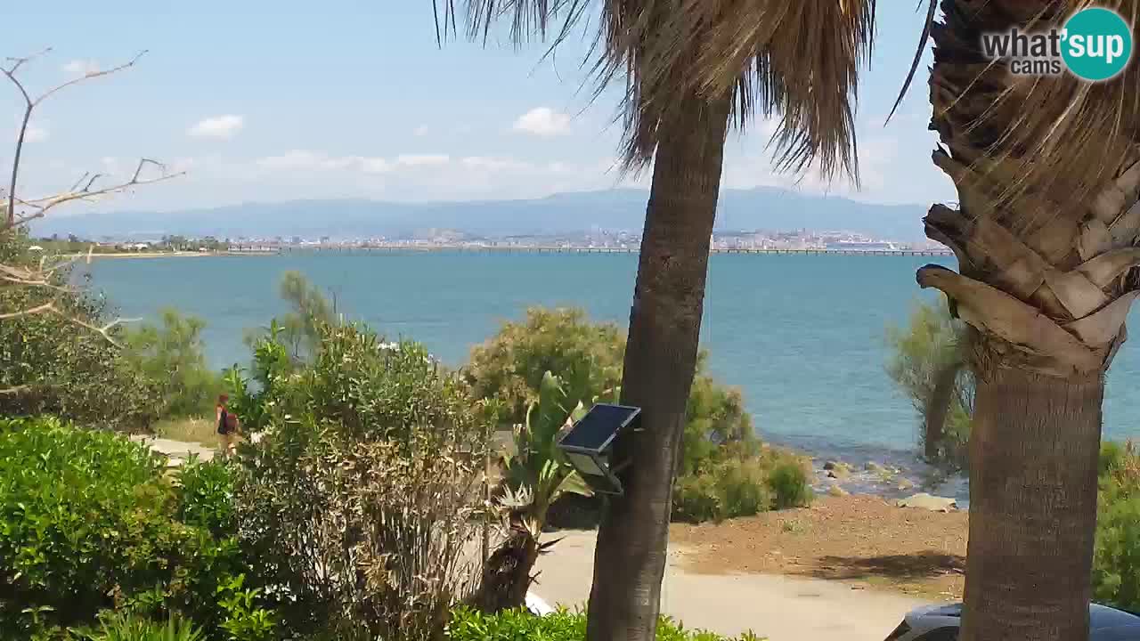 Webcam en vivo Capoterra – Playa La Maddalena – Cerdeña – Italia