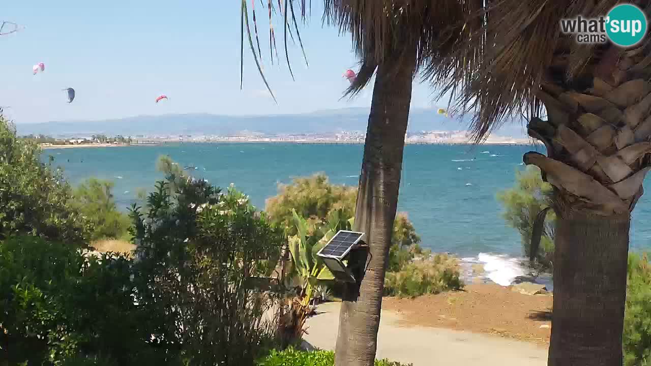 Live Webcam Capoterra – La Maddalena Strand – Sardinien – Italien