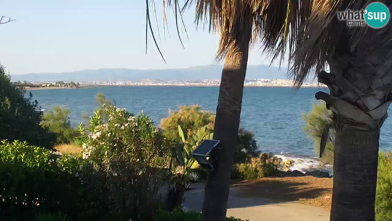 Live webcam Capoterra – La Maddalena beach – Sardinia – Italy