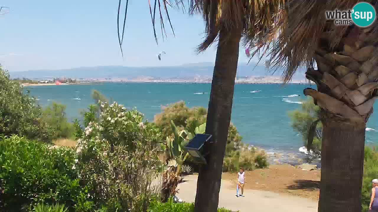 Spletna kamera v živo Capoterra – plaža La Maddalena – Sardinija – Italija