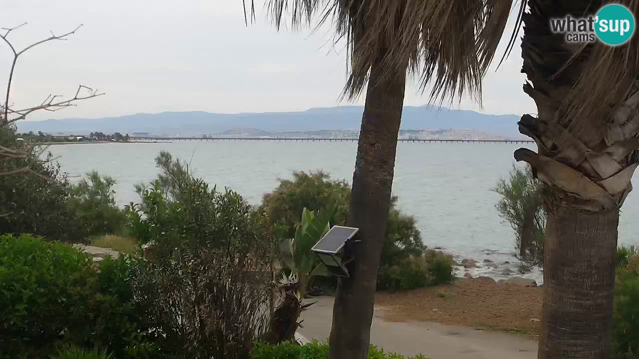 Spletna kamera v živo Capoterra – plaža La Maddalena – Sardinija – Italija