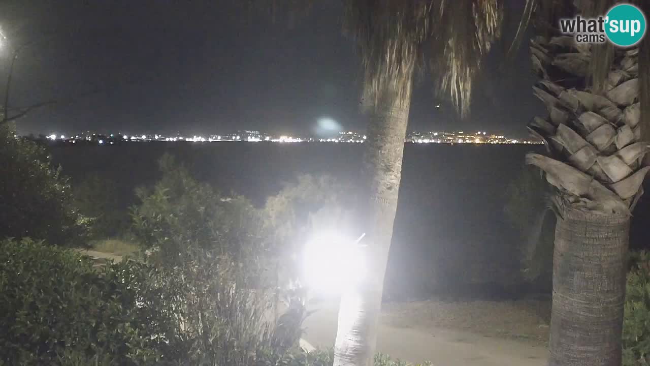 Webcam en vivo Capoterra – Playa La Maddalena – Cerdeña – Italia