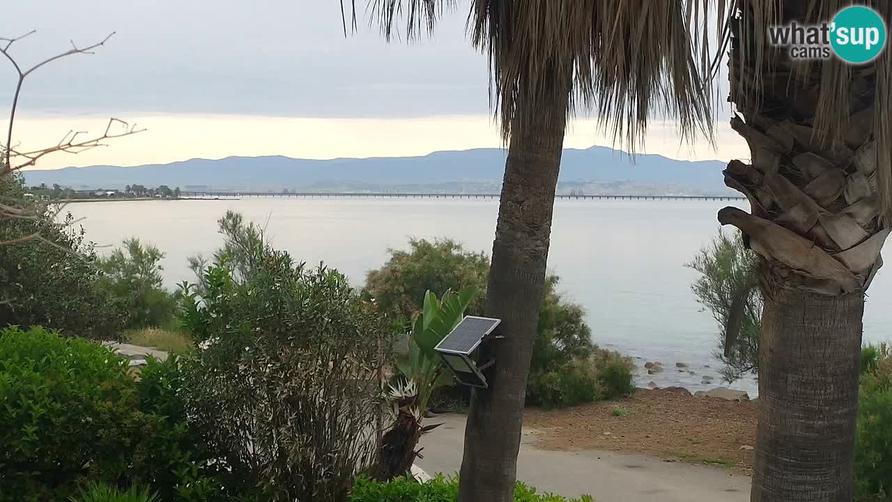 Spletna kamera v živo Capoterra – plaža La Maddalena – Sardinija – Italija