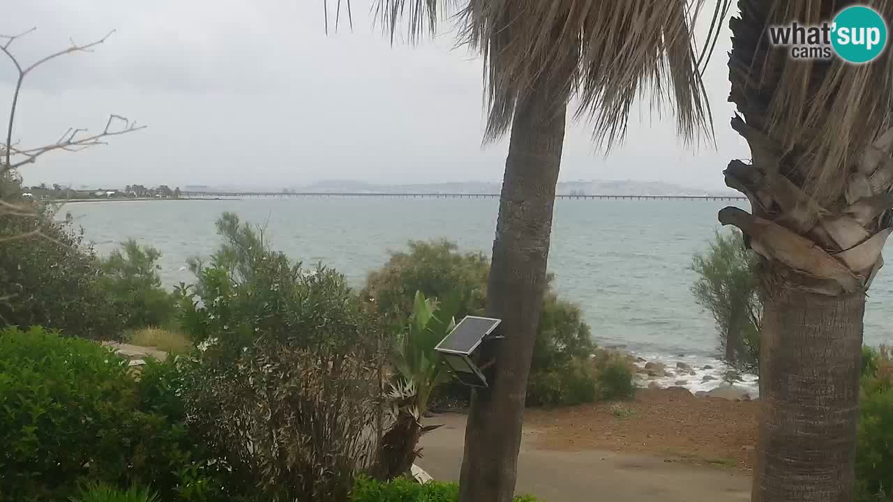 Live webcam Capoterra – La Maddalena beach – Sardinia – Italy