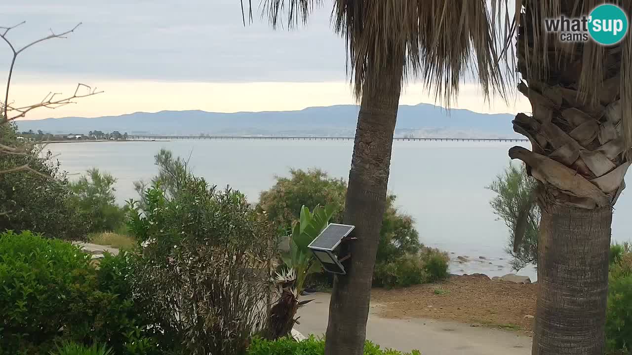 Live webcam Capoterra – Spiaggia della Maddalena – Sardegna – Italia