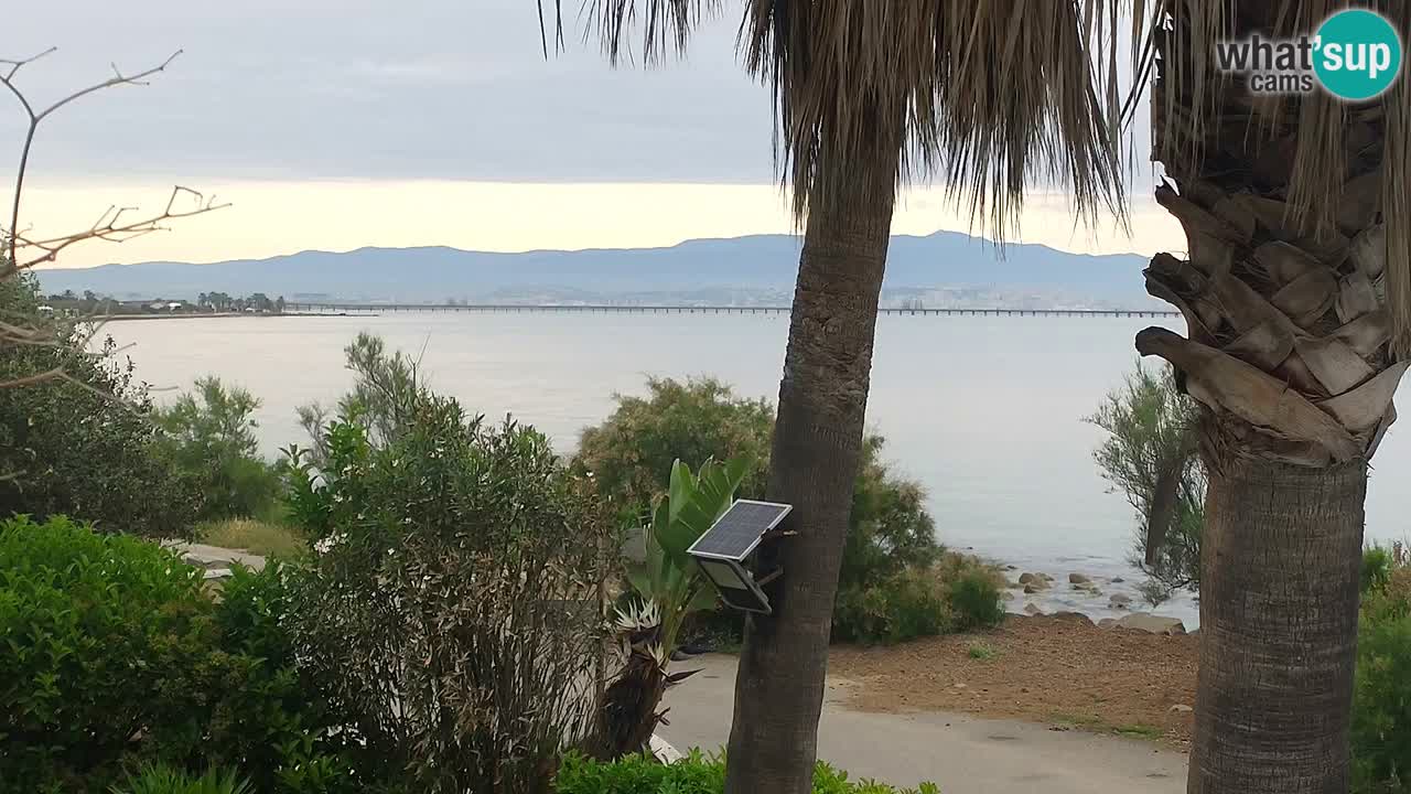 Live webcam Capoterra – La Maddalena beach – Sardinia – Italy