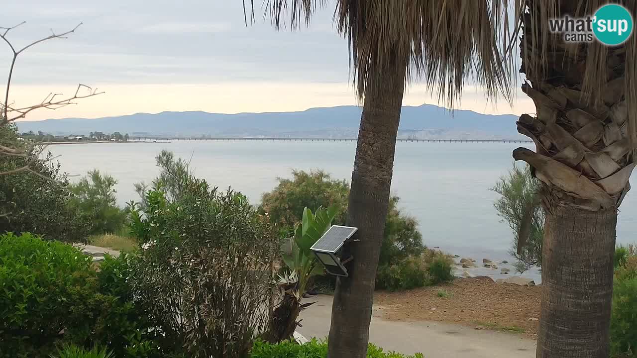 Webcam en vivo Capoterra – Playa La Maddalena – Cerdeña – Italia