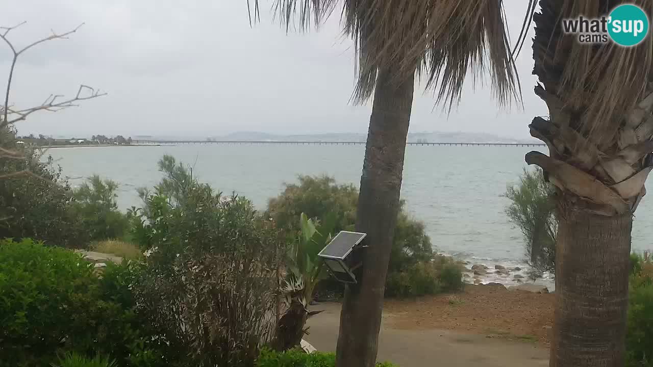 Webcam en vivo Capoterra – Playa La Maddalena – Cerdeña – Italia