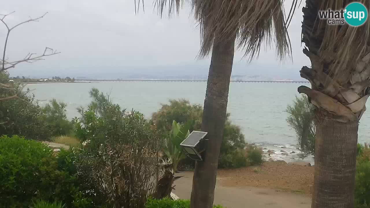 Live Webcam Capoterra – La Maddalena Strand – Sardinien – Italien