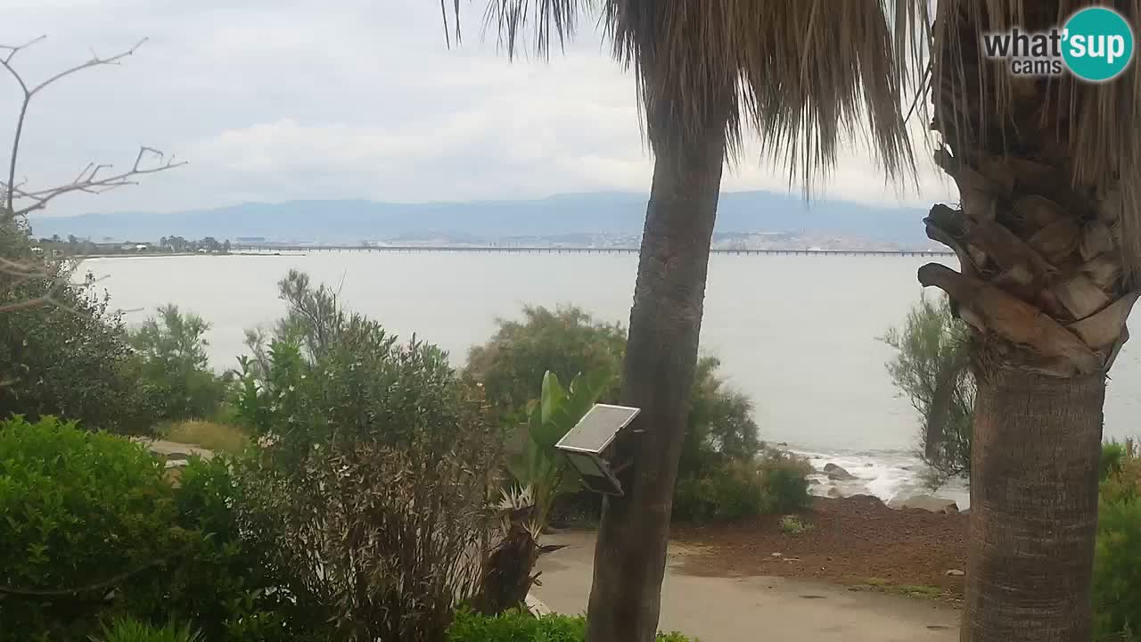Live webcam Capoterra – Spiaggia della Maddalena – Sardegna – Italia