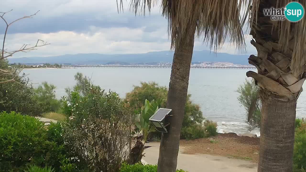 Live webcam Capoterra – La Maddalena beach – Sardinia – Italy