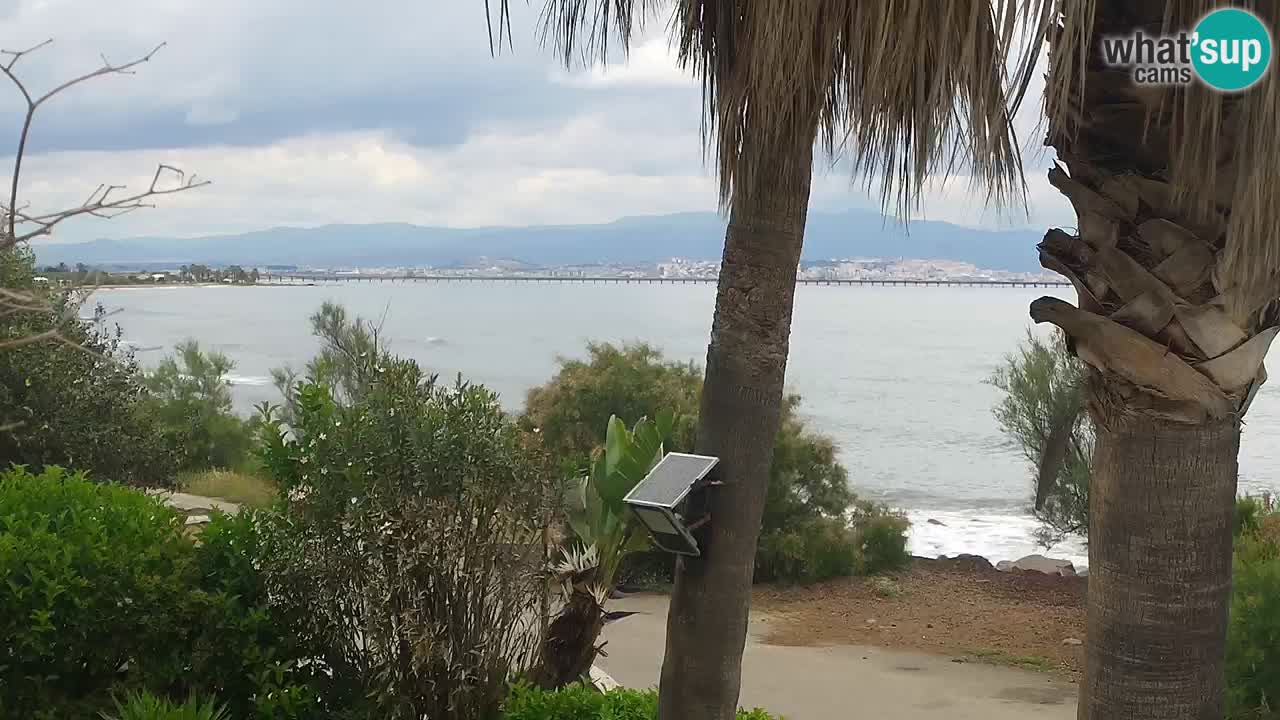 Live webcam Capoterra – La Maddalena beach – Sardinia – Italy