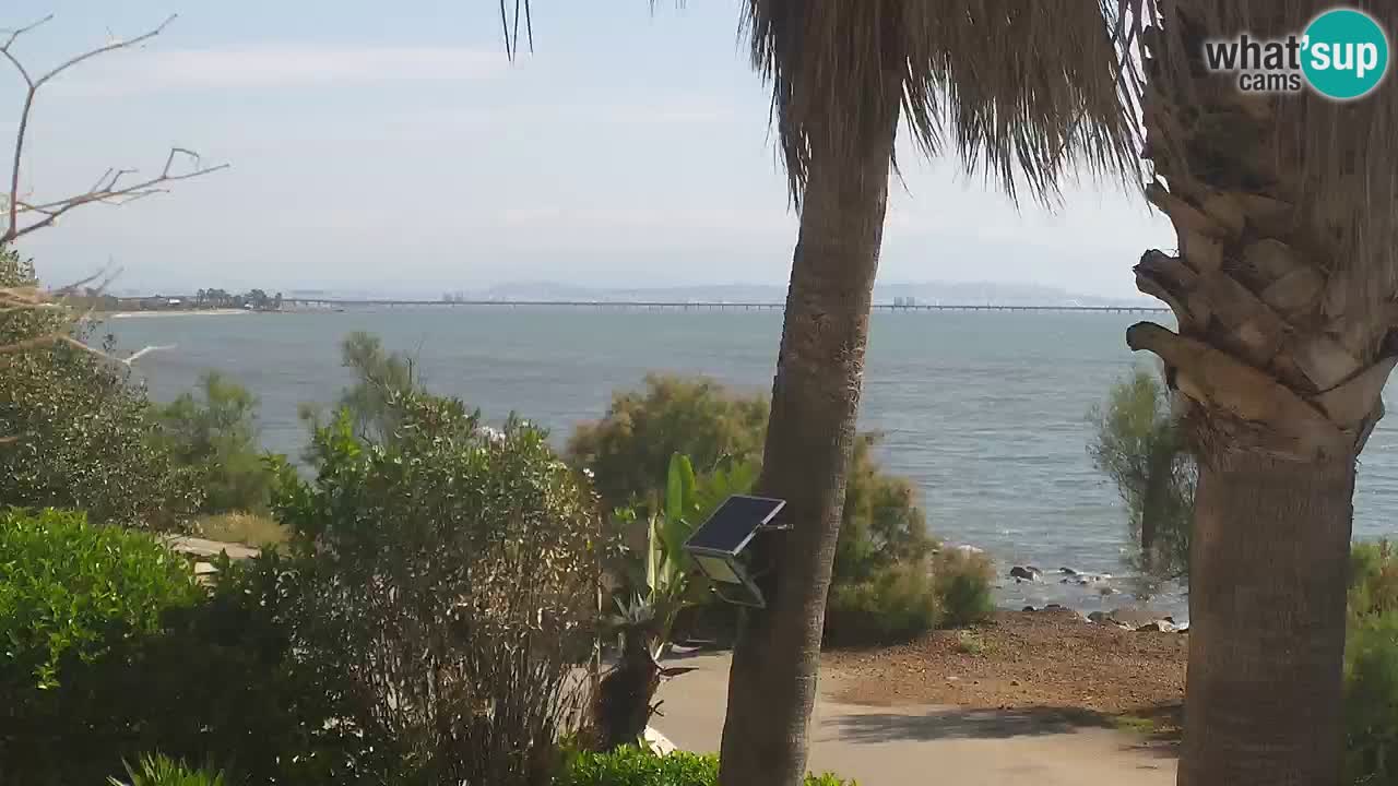 Spletna kamera v živo Capoterra – plaža La Maddalena – Sardinija – Italija