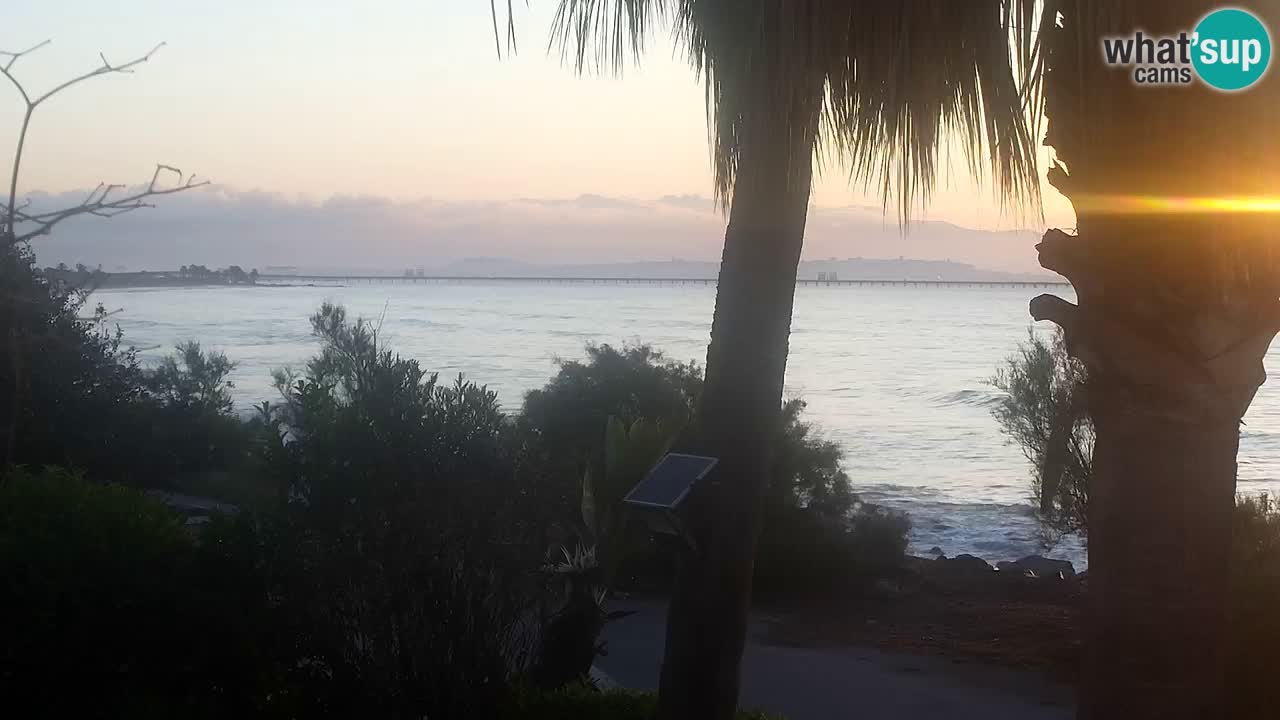 Live webcam Capoterra – La Maddalena beach – Sardinia – Italy