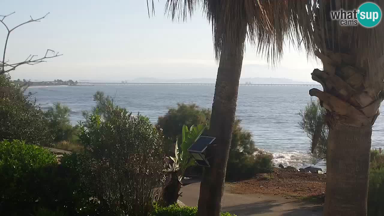 Live webcam Capoterra – Spiaggia della Maddalena – Sardegna – Italia