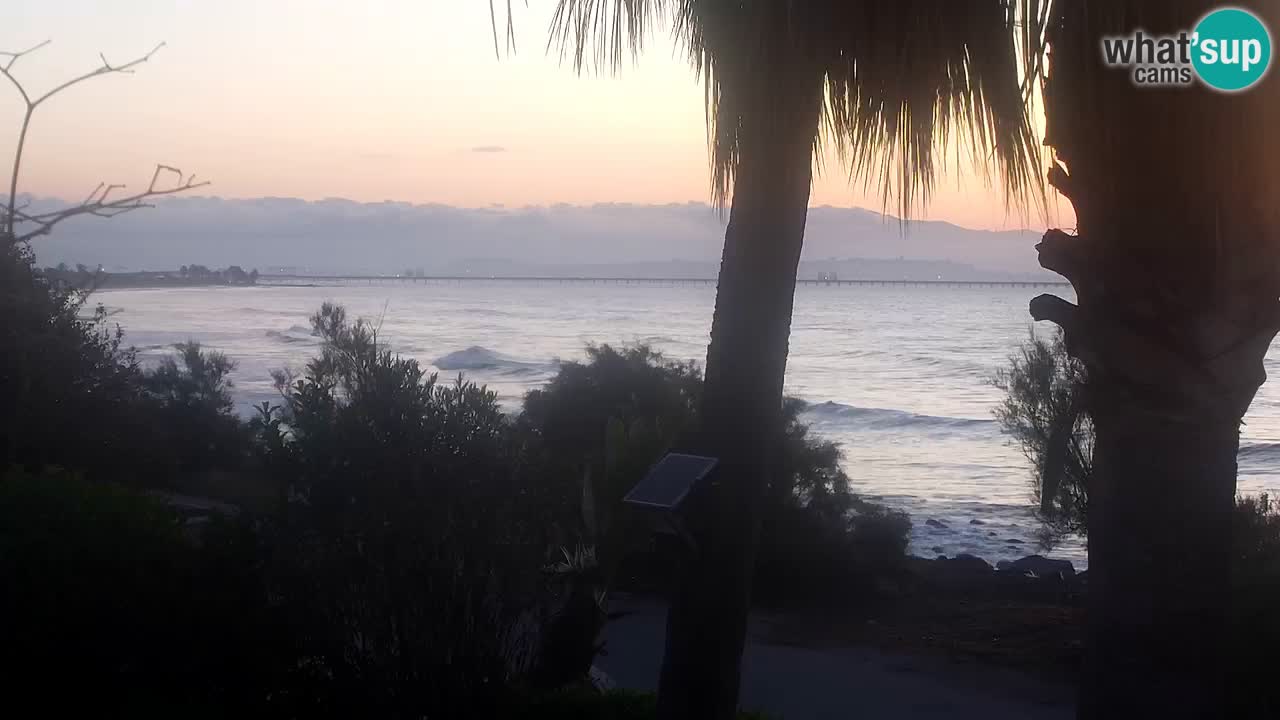 Live webcam Capoterra – Spiaggia della Maddalena – Sardegna – Italia