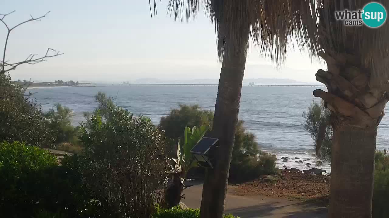 Live webcam Capoterra – La Maddalena beach – Sardinia – Italy