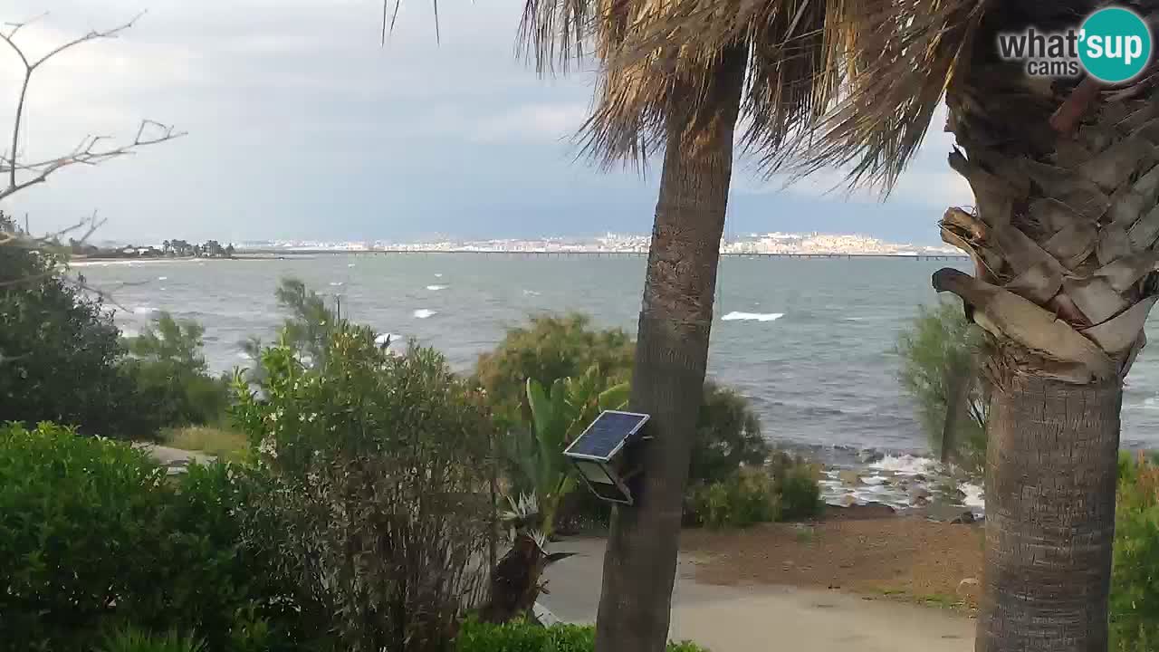Live Webcam Capoterra – La Maddalena Strand – Sardinien – Italien