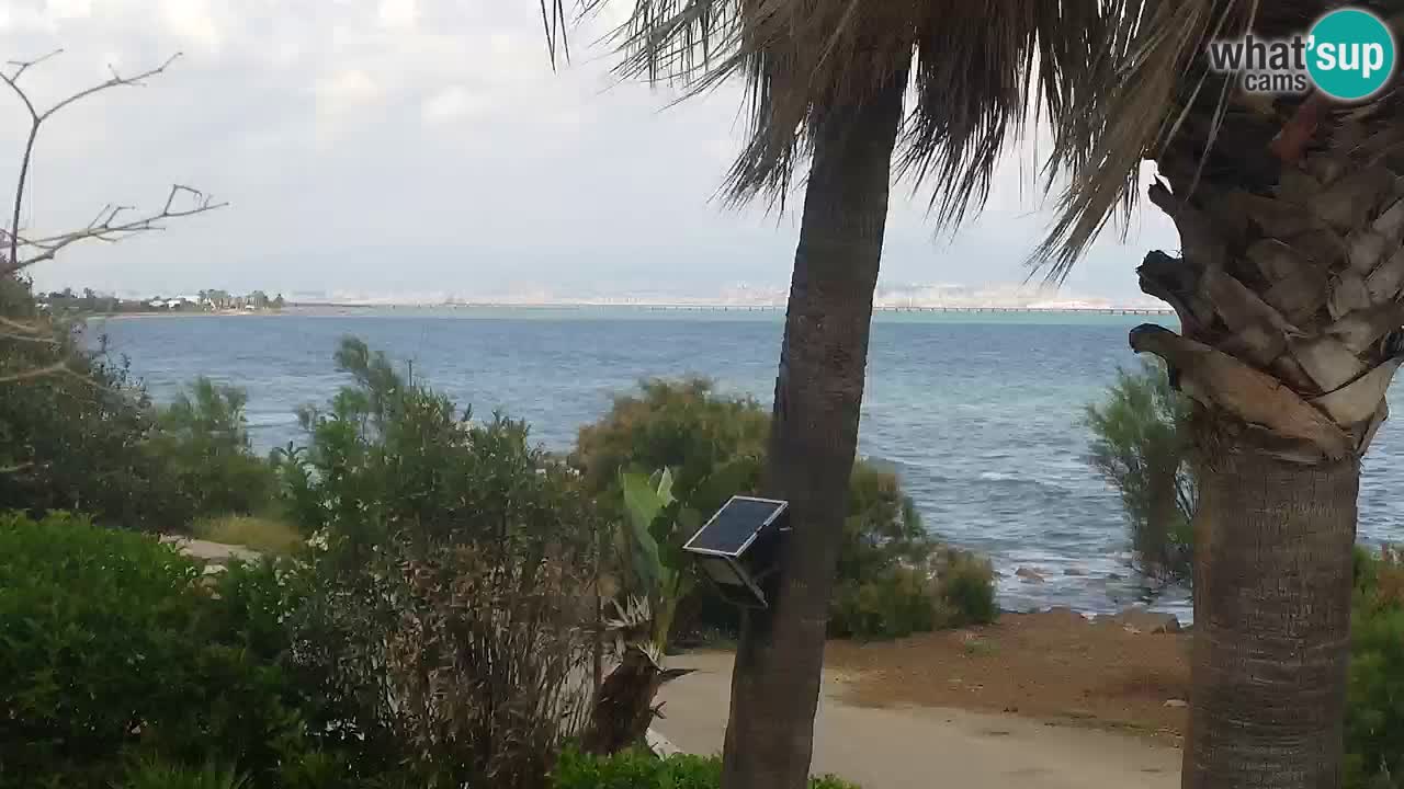 Live webcam Capoterra – La Maddalena beach – Sardinia – Italy