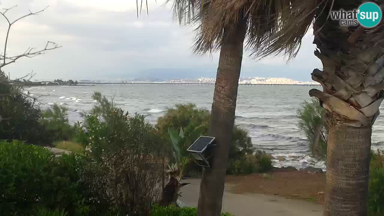 Spletna kamera v živo Capoterra – plaža La Maddalena – Sardinija – Italija
