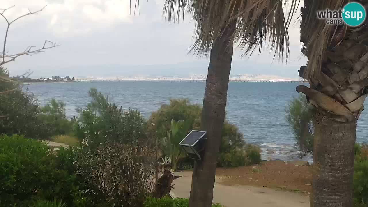 Live webcam Capoterra – Spiaggia della Maddalena – Sardegna – Italia
