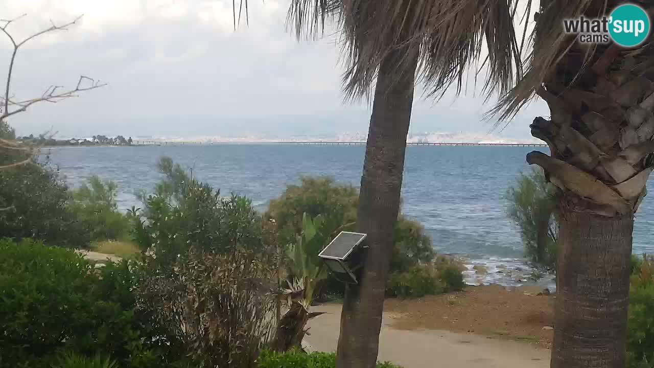 Webcam en vivo Capoterra – Playa La Maddalena – Cerdeña – Italia