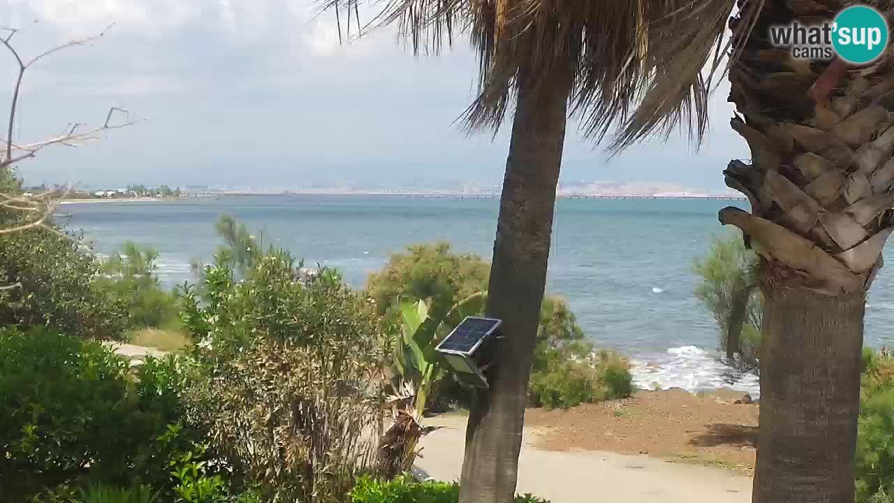 Spletna kamera v živo Capoterra – plaža La Maddalena – Sardinija – Italija