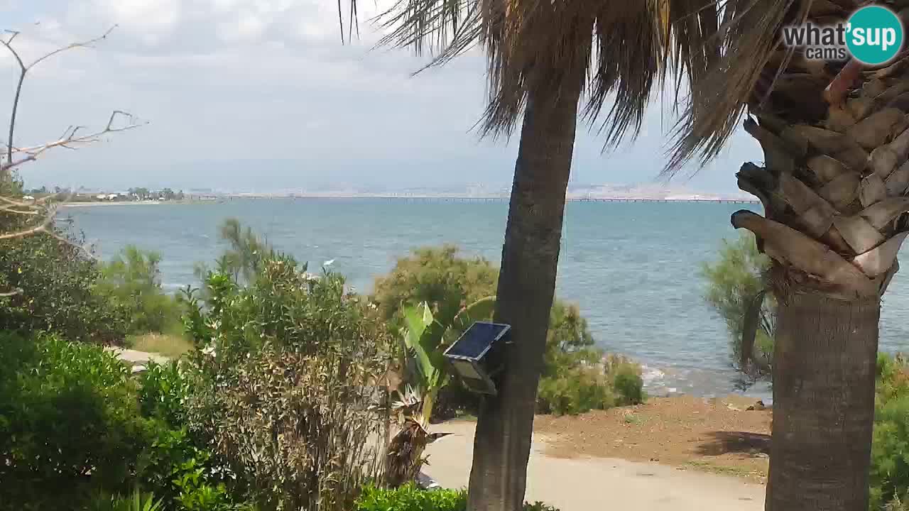 Spletna kamera v živo Capoterra – plaža La Maddalena – Sardinija – Italija