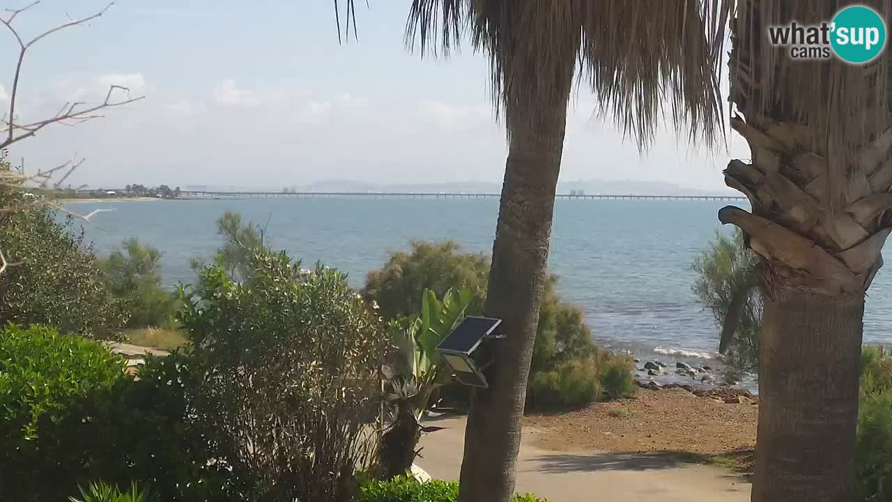 Webcam en vivo Capoterra – Playa La Maddalena – Cerdeña – Italia