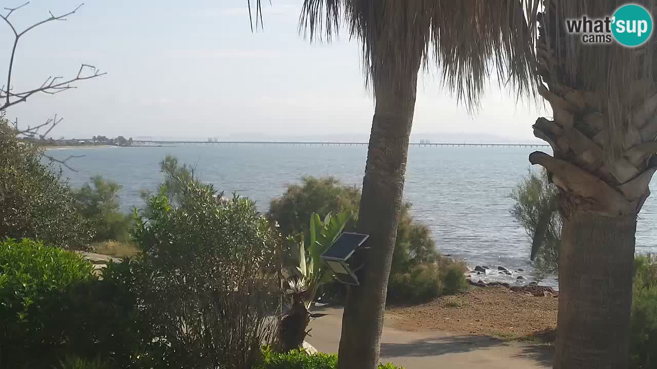 Live webcam Capoterra – La Maddalena beach – Sardinia – Italy