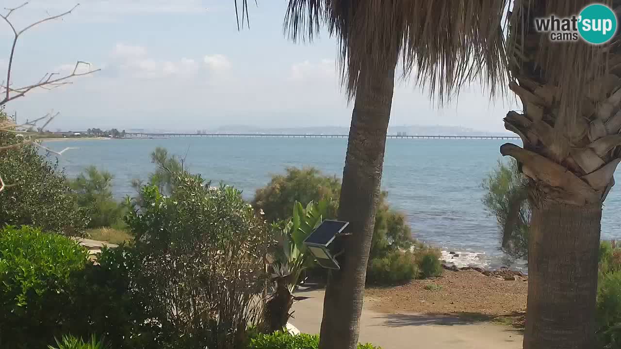 Webcam en vivo Capoterra – Playa La Maddalena – Cerdeña – Italia