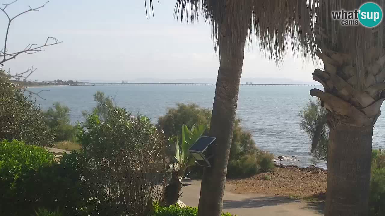 Live Webcam Capoterra – La Maddalena Strand – Sardinien – Italien