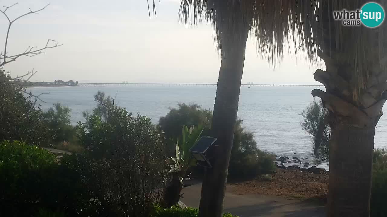 Live webcam Capoterra – Spiaggia della Maddalena – Sardegna – Italia