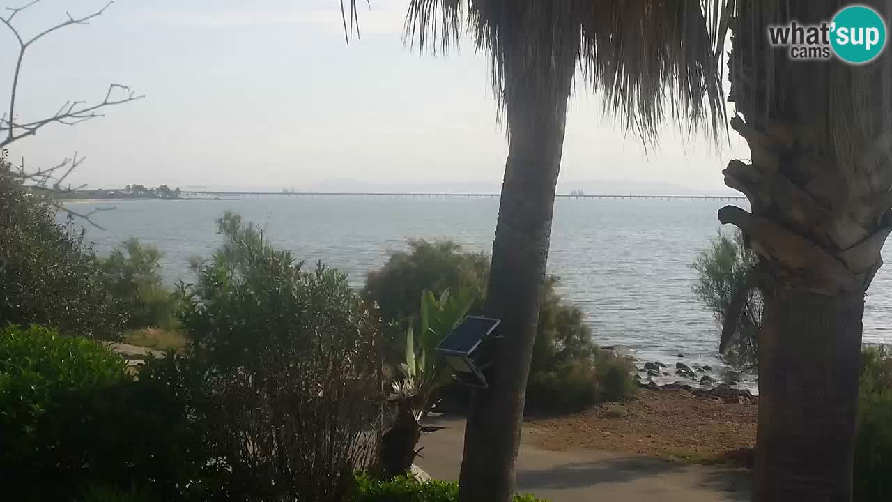 Webcam en direct Capoterra – Plage de La Maddalena – Sardaigne – Italie