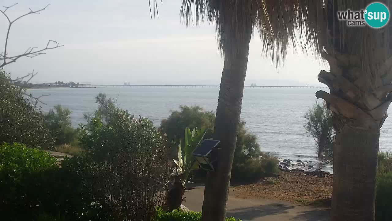 Live Webcam Capoterra – La Maddalena Strand – Sardinien – Italien