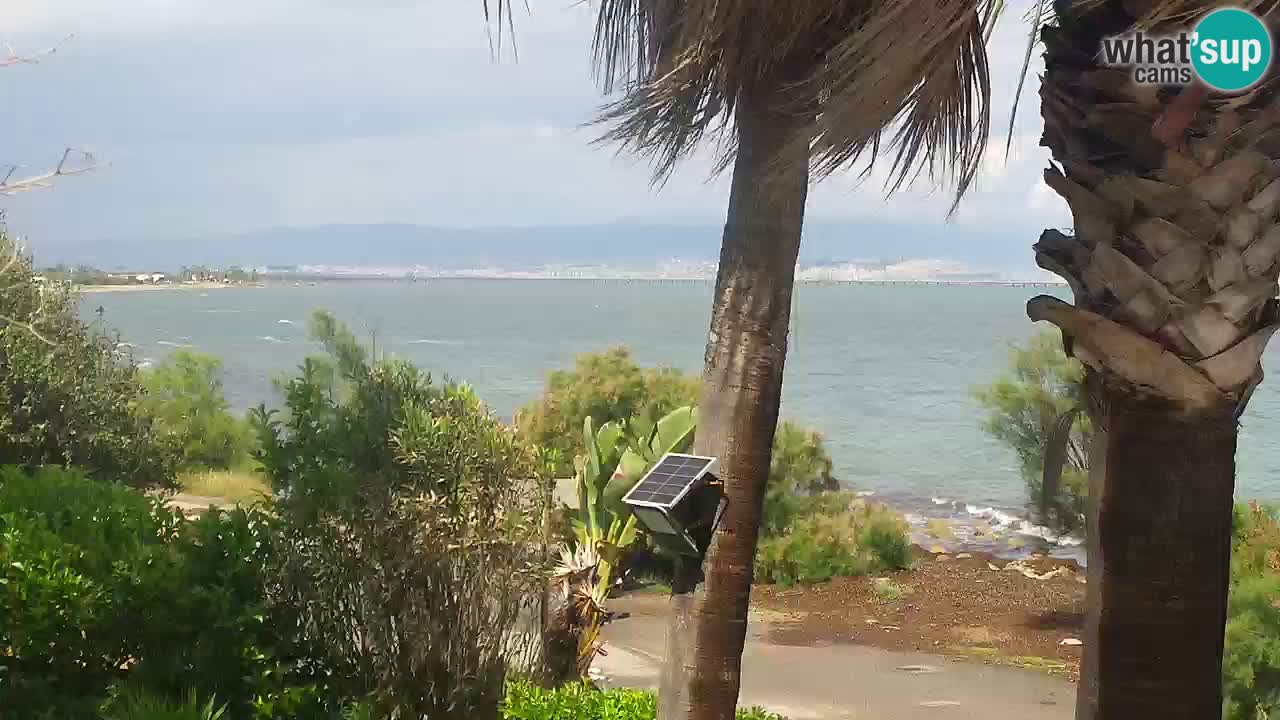 Webcam en vivo Capoterra – Playa La Maddalena – Cerdeña – Italia