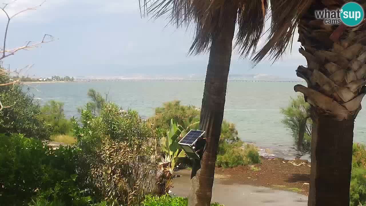 Live webcam Capoterra – Spiaggia della Maddalena – Sardegna – Italia