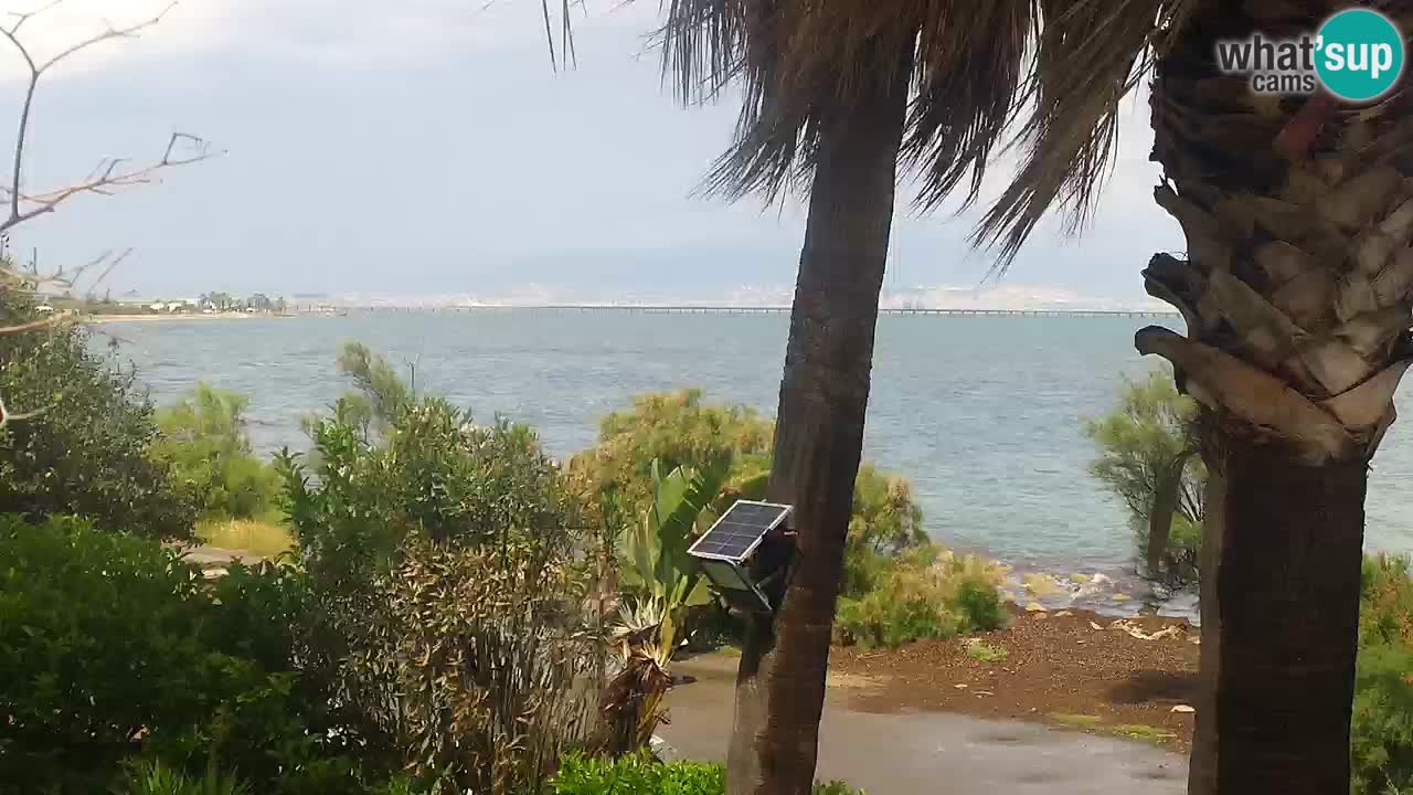 Live webcam Capoterra – Spiaggia della Maddalena – Sardegna – Italia