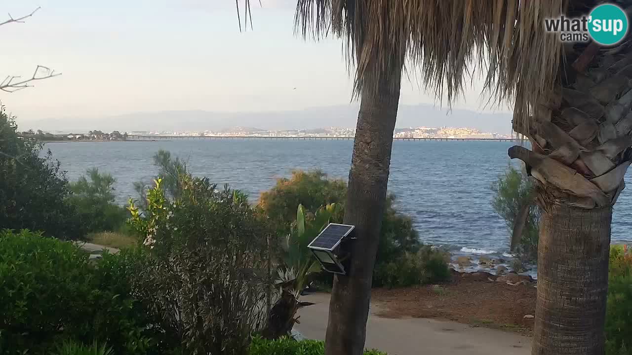 Live webcam Capoterra – Spiaggia della Maddalena – Sardegna – Italia