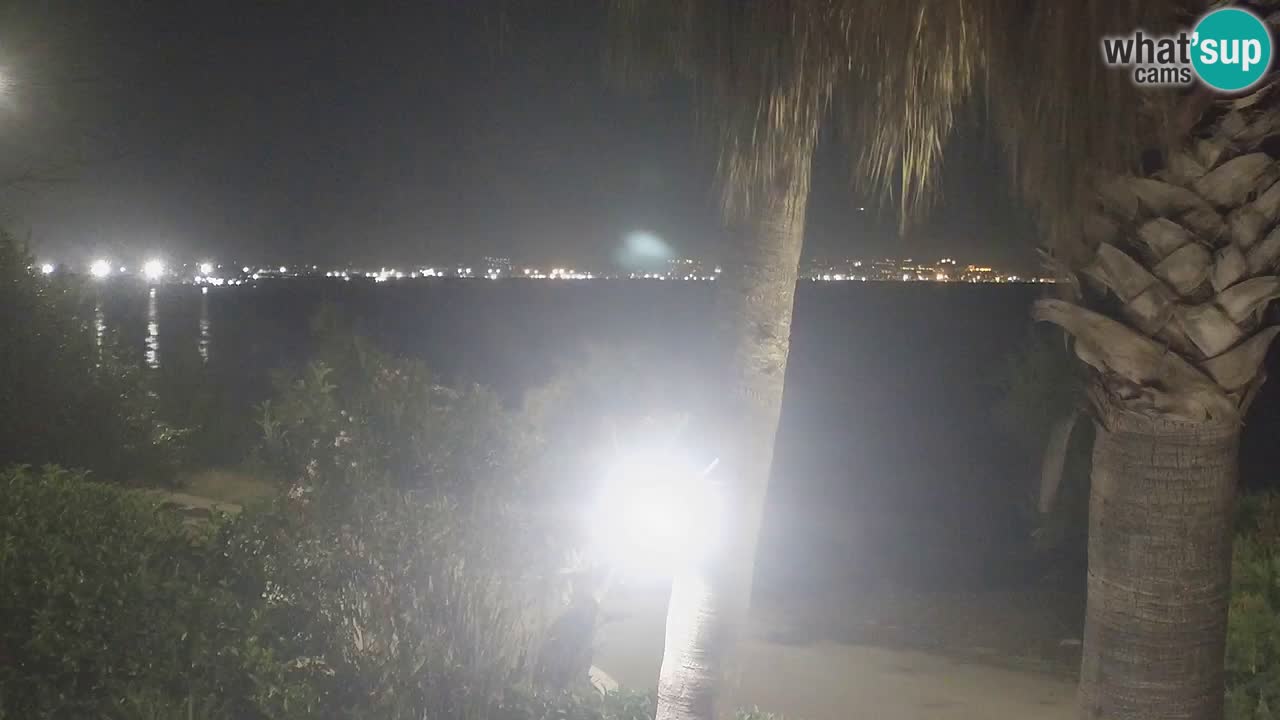 Webcam en direct Capoterra – Plage de La Maddalena – Sardaigne – Italie