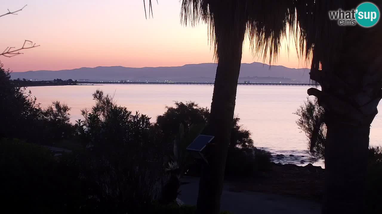 Live webcam Capoterra – Spiaggia della Maddalena – Sardegna – Italia