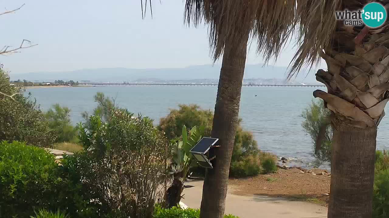 Web kamera uživo Capoterra – plaža La Maddalena – Sardinija – Italija