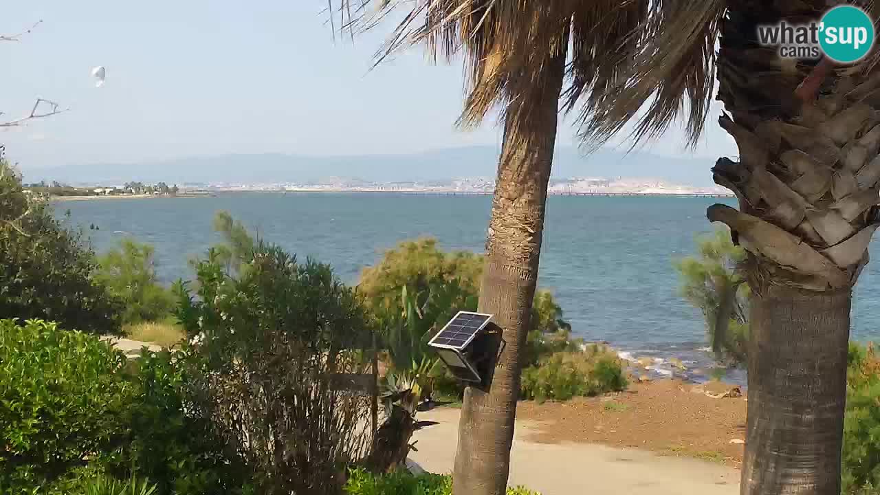 Spletna kamera v živo Capoterra – plaža La Maddalena – Sardinija – Italija