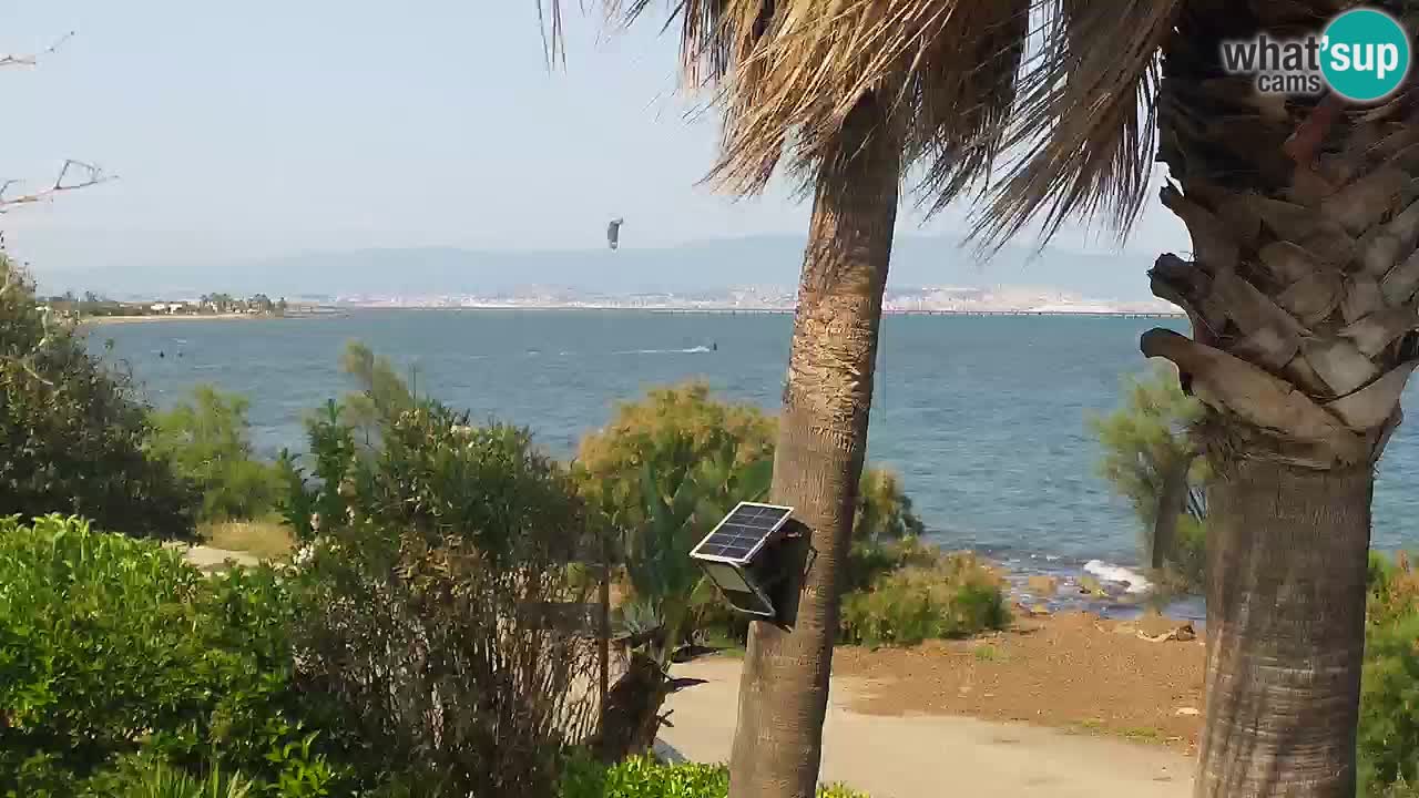 Live webcam Capoterra – La Maddalena beach – Sardinia – Italy