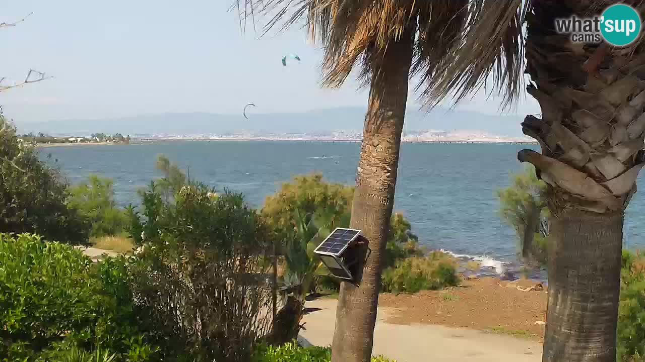 Webcam en vivo Capoterra – Playa La Maddalena – Cerdeña – Italia