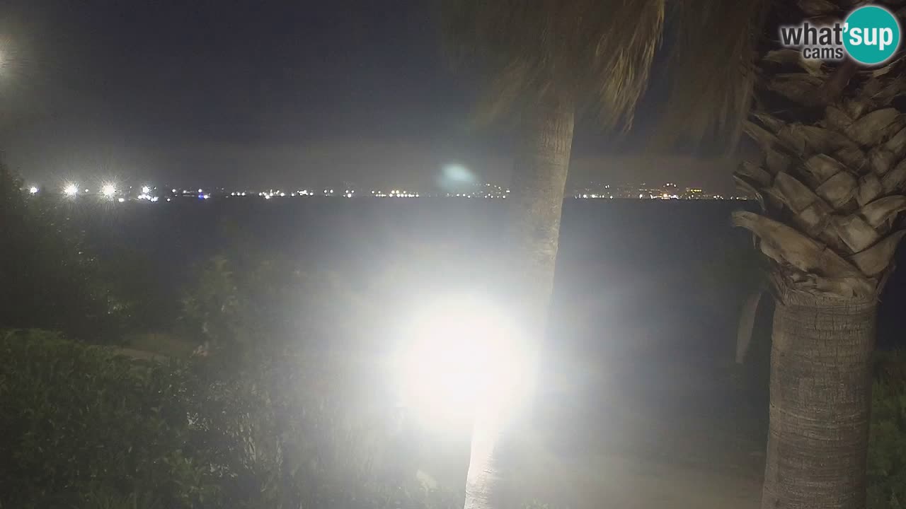 Webcam en vivo Capoterra – Playa La Maddalena – Cerdeña – Italia