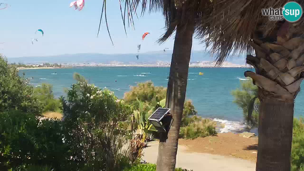 Live webcam Capoterra – La Maddalena beach – Sardinia – Italy