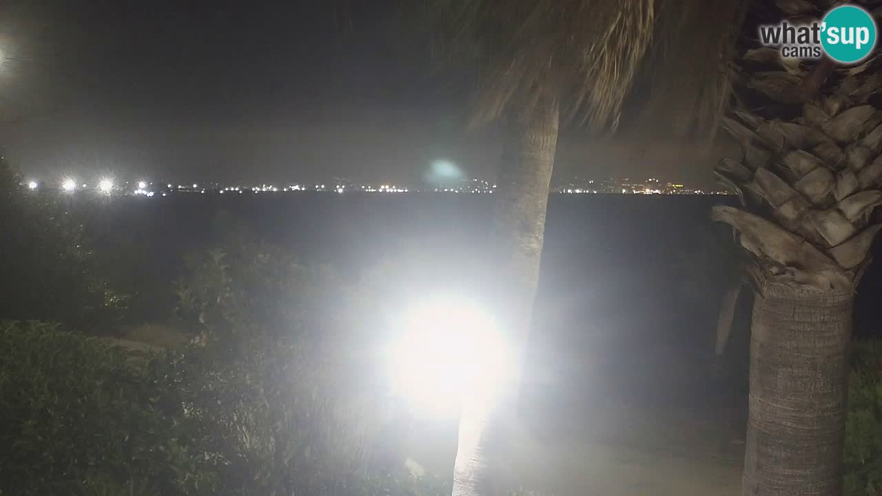 Webcam en vivo Capoterra – Playa La Maddalena – Cerdeña – Italia